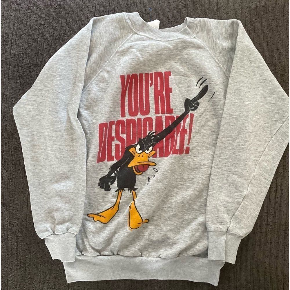 VINTAGE Looney Tunes “You’re Despicable” Crewneck Sweater Graphic Unisex fit XL